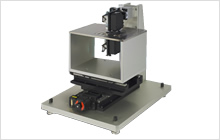 カスタム計測システム　非接触厚み測定システムレーザ変位センサを用いて、非接触・高精度で対象物の厚みを測定する厚み測定システムです。