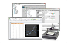 カスタム計測システム　Excel対応ポジション計測システム　E-Measure2測定対象物のポジショニング、計測器からのデータ収集を自動化し、Excelにデータ収集できる計測システムです。