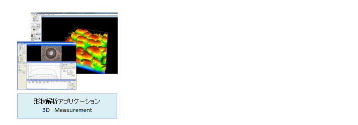高精度３次元形状測定システム　E-Measure3D測定部　形状解析ソフト