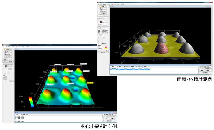 高精度３次元形状測定システム E-Measure3Dシリーズ　市販のレーザ変位センサでを活用できる非接触高精度形状測定システム