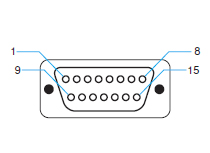 PSRA-20S　ステッピングモータステージ　ステージ-コントローラ間ケーブル